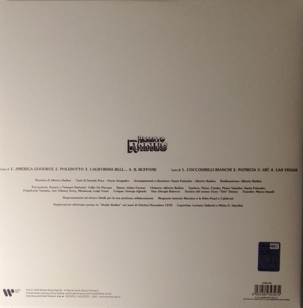 Alberto Radius : America Good-Bye (LP, Album, Ltd, Num, RE, 180)