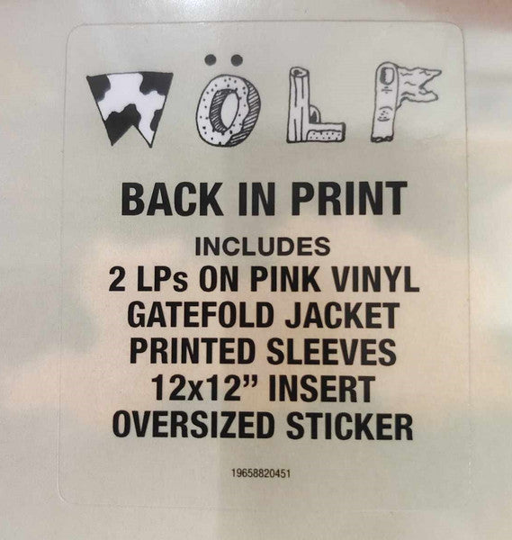 Tyler, The Creator : Wolf (2xLP, Album, RP, Pin)