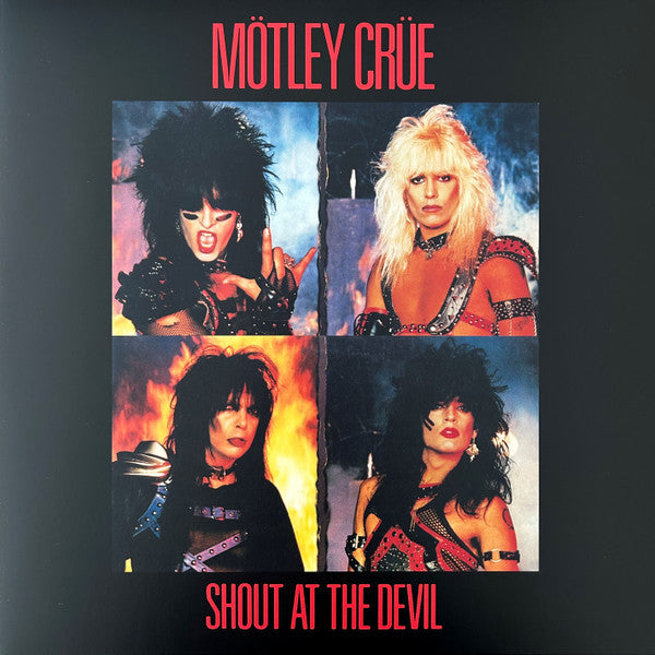 Mötley Crüe : Shout At The Devil (LP, Album, Ltd, RE, Red)