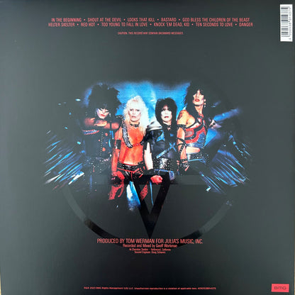 Mötley Crüe : Shout At The Devil (LP, Album, Ltd, RE, Red)