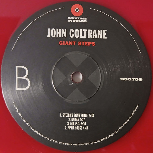 John Coltrane : Giant Steps (LP, Ltd, Unofficial, Red)