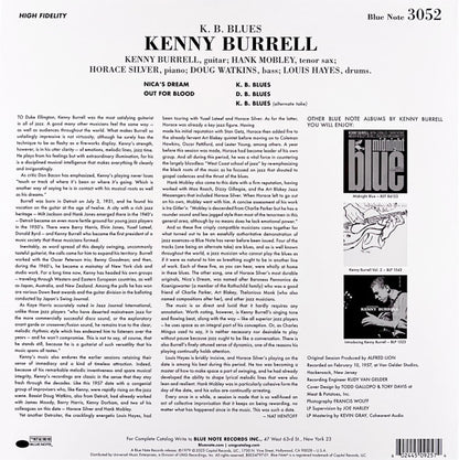 Kenny Burrell : K. B. Blues (LP, Album, Mono, RE, 180)