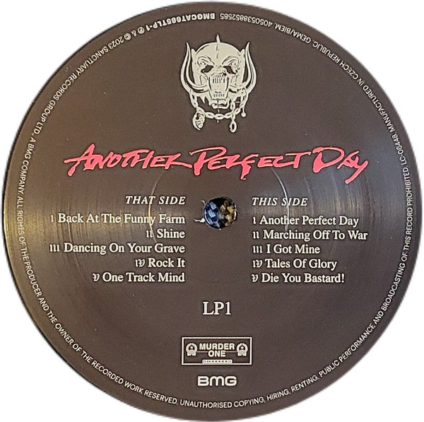 Motörhead : Another Perfect Day  (LP, Album, RE, RM + 2xLP + Dlx, Boo)