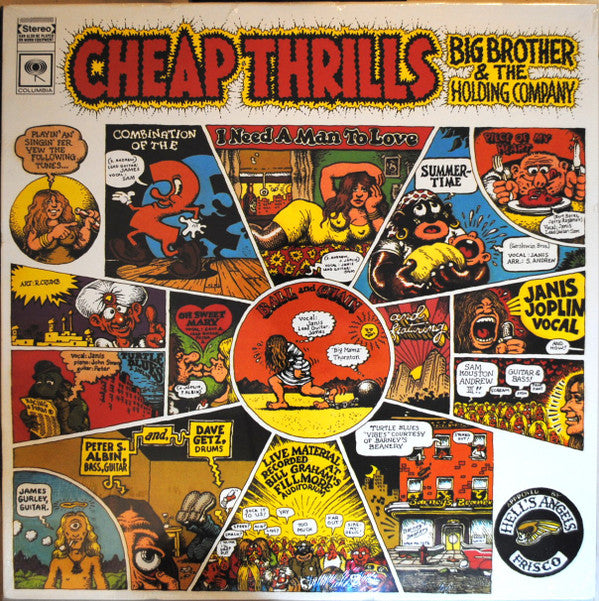 Big Brother & The Holding Company : Cheap Thrills (LP, Album, RE, RP, Gat)