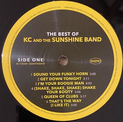 KC & The Sunshine Band : The Best Of KC And The Sunshine Band (LP, Comp, RE)