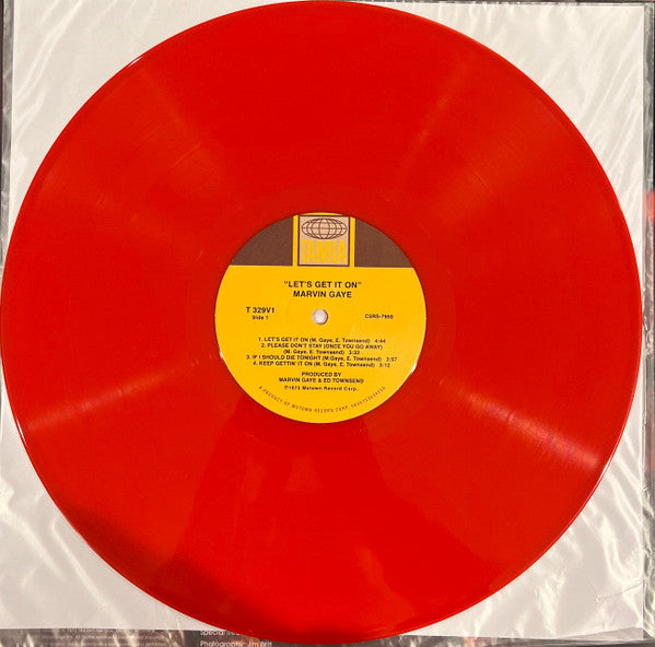 Marvin Gaye : Let's Get It On  (LP, Album, Ltd, RE, Red)