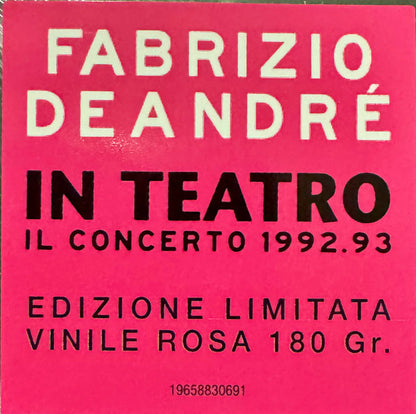 Fabrizio De André : In Teatro (Il Concerto 1992.93) (3xLP, Ltd, RE, Gat)