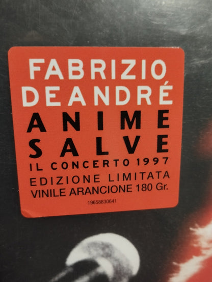 Fabrizio De André : Anime Salve (Il Concerto 1997) (3xLP, Album, Ltd, RE, RM, Ora)