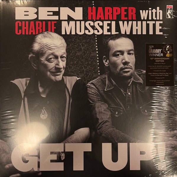 Ben Harper With  Charlie Musselwhite : Get Up!  (LP, Album, 10t)