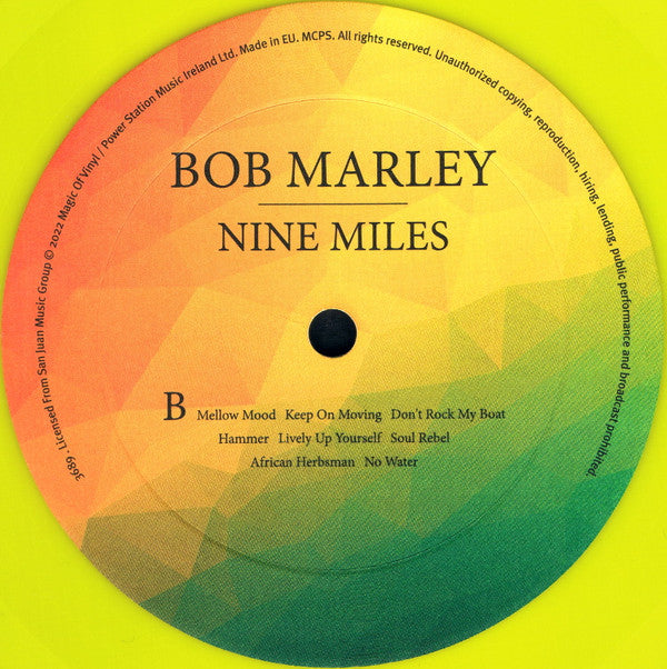 Bob Marley : Nine Miles (LP, Comp, Ltd, RE, Yel)