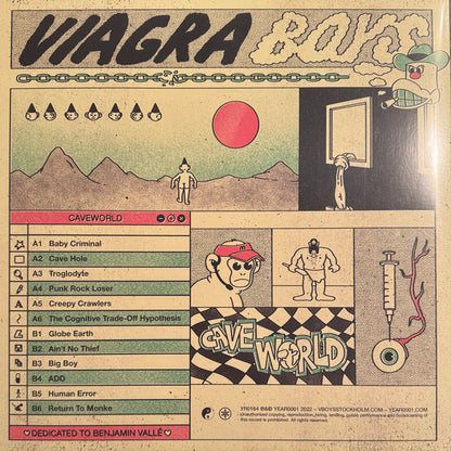 Viagra Boys : Cave World (LP, Album, RE, 3rd)