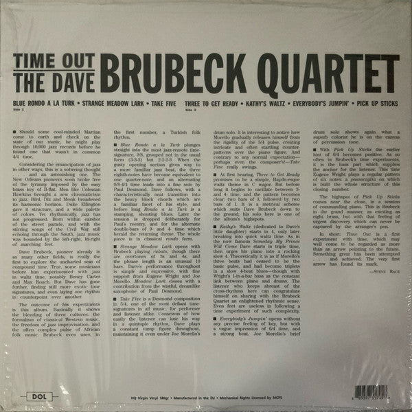 The Dave Brubeck Quartet : Time Out (LP, Album, RE)