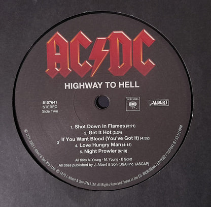 AC/DC : Highway To Hell (LP, Album, RE, RM, 180)