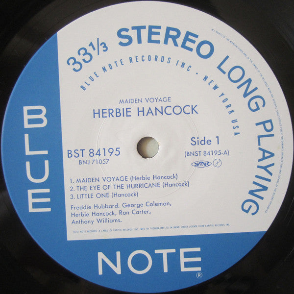 Herbie Hancock : Maiden Voyage (LP, Album, RE)