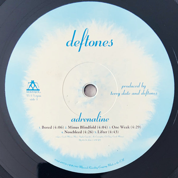 Deftones : Adrenaline (LP, Album, RE, 180)