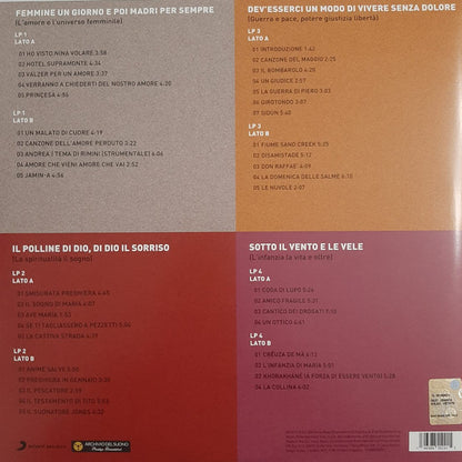 Fabrizio De André : Tu Che M'Ascolti Insegnami (LP, Comp, 180 + LP, Comp, 180 + LP, Comp, 180 + LP)