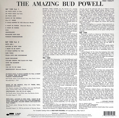 Bud Powell : The Amazing Bud Powell (Volume 1) (LP, Album, Mono, RE, RM, 180)