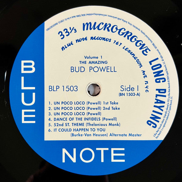 Bud Powell : The Amazing Bud Powell (Volume 1) (LP, Album, Mono, RE, RM, 180)