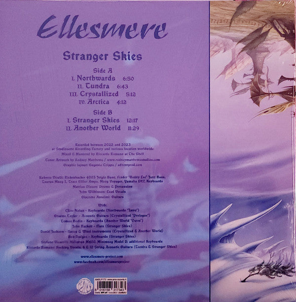 Ellesmere (2) : Stranger Skies (LP, Album, Ltd, Cle)