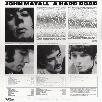 John Mayall & The Bluesbreakers : A Hard Road (2xLP, Album, RE, Gat)