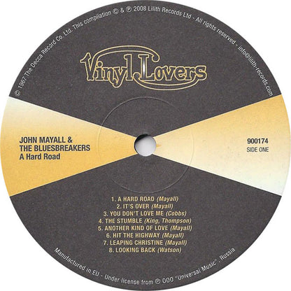 John Mayall & The Bluesbreakers : A Hard Road (2xLP, Album, RE, Gat)