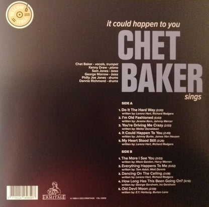 Chet Baker : It Could Happen To You - Chet Baker Sings (LP, Ltd, RE, Yel)