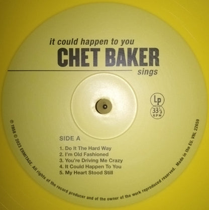 Chet Baker : It Could Happen To You - Chet Baker Sings (LP, Ltd, RE, Yel)