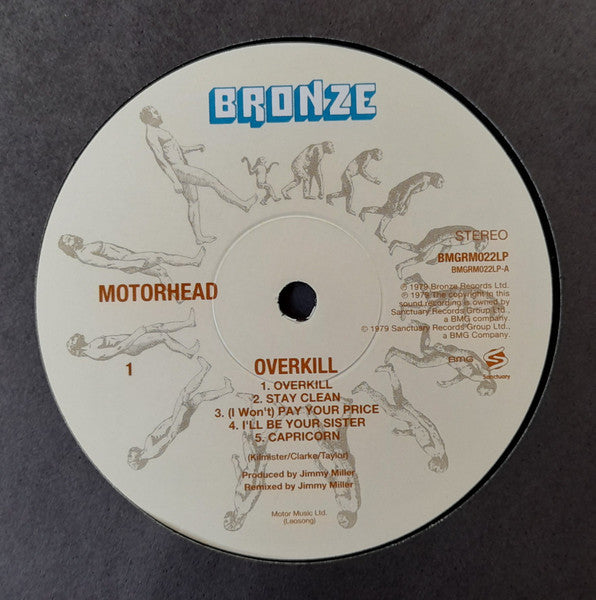 Motörhead : Overkill (LP, Album, RE)