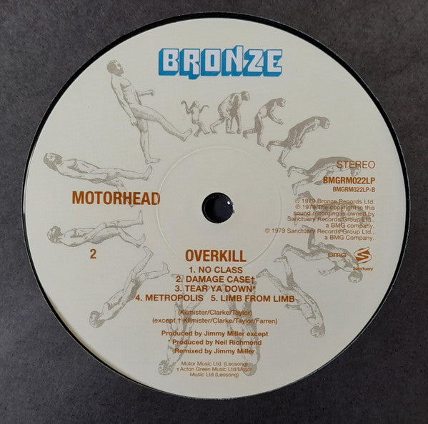 Motörhead : Overkill (LP, Album, RE)