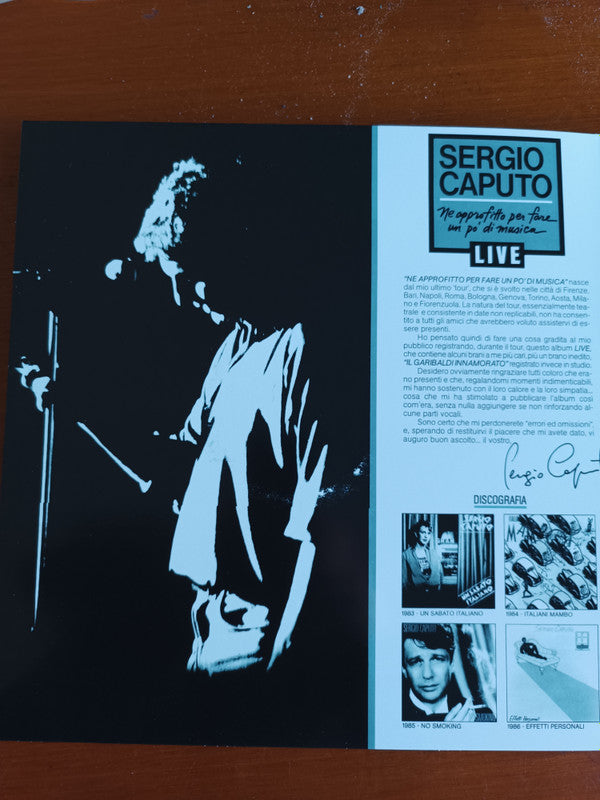 Sergio Caputo : Ne approfitto per fare un po' di musica (LP, Album, Ltd, S/Edition)