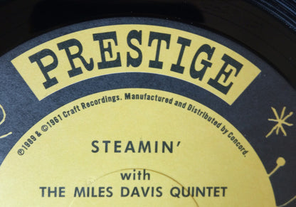 The Miles Davis Quintet : Steamin’ With The Miles Davis Quintet (LP, Album, Mono, RE, RM, RP)