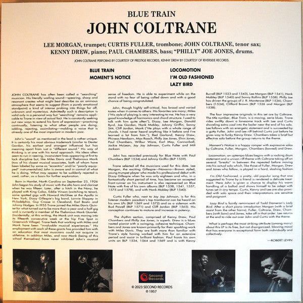 John Coltrane : Blue Train (LP, Album, RE, 180)