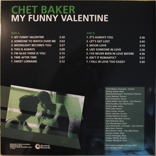 Chet Baker : My Funny Valentine (LP, Comp, RE, 180)