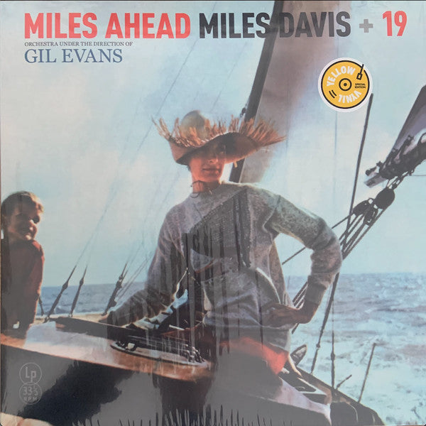 Miles Davis + 19 - Orchestra Under The Direction Of Gil Evans : Miles Ahead (LP, Album, Yel)