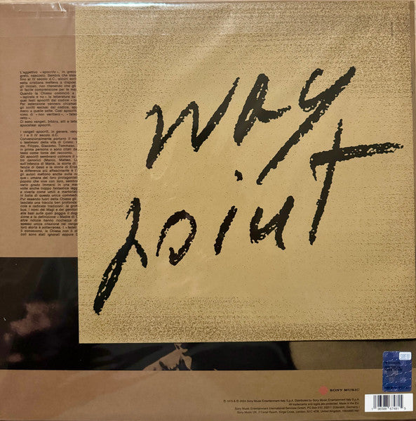 Fabrizio De André : La Buona Novella (LP, Album, RE, 180)