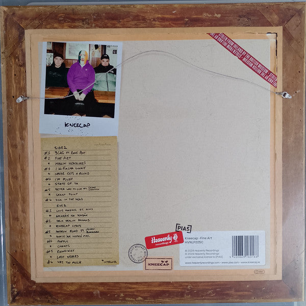 Kneecap (2) : Fine Art (LP, Album, Ltd, Tri)
