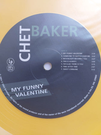 Chet Baker : My Funny Valentine  (LP, Comp, S/Edition)