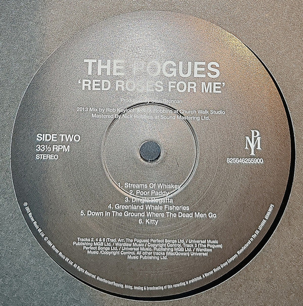 The Pogues : Red Roses For Me (LP, Album, RE, 180)