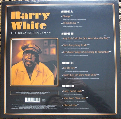 Barry White : The Greatest Soulman (2xLP, Comp, RM)