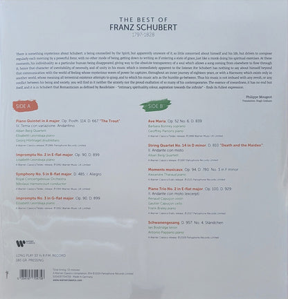 Various : The Best Of Franz Schubert (LP, Comp)