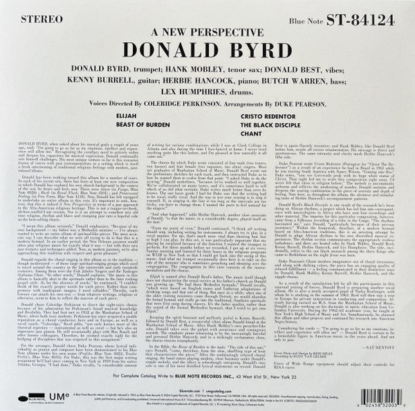 Donald Byrd : A New Perspective (LP, Album, RE, 180)