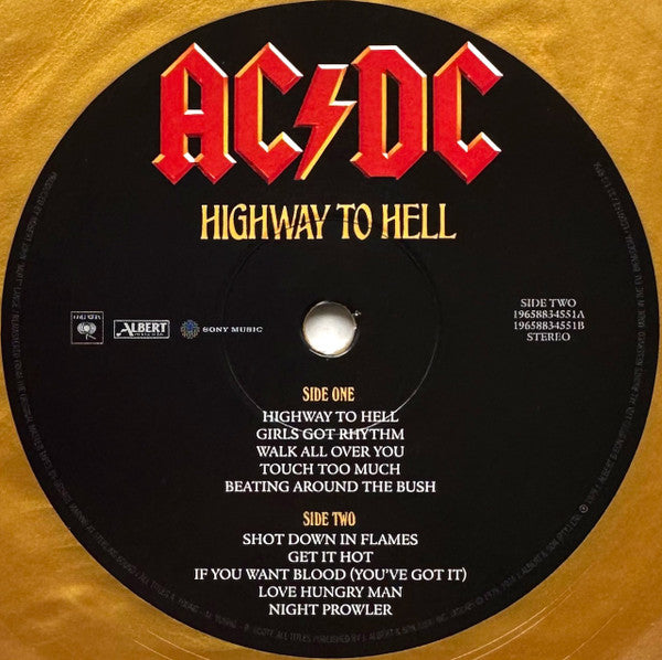 AC/DC : Highway To Hell (LP, Album, Ltd, RE, RM, S/Edition, Gol)