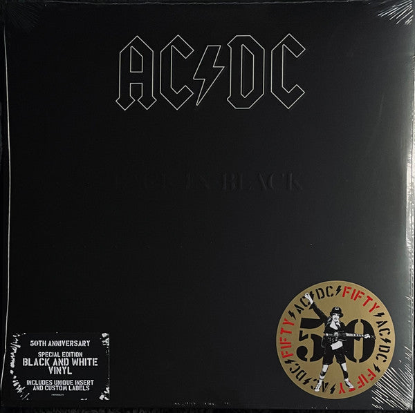 AC/DC : Back In Black (LP, Album, Ltd, RE, RM, S/Edition, Bla)