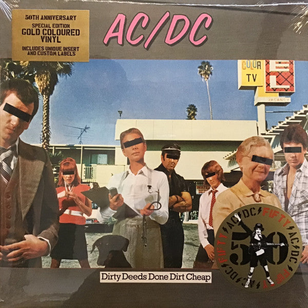 AC/DC : Dirty Deeds Done Dirt Cheap (LP, Album, Ltd, RE, RM, S/Edition, Gol)