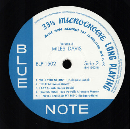 Miles Davis : Volume 2 (LP, Comp, Mono, RE, 180)