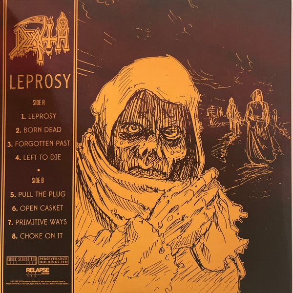 Death (2) : Leprosy (LP, Album, Dlx, Ltd, RE, RM, RP, S/Edition, Cus)