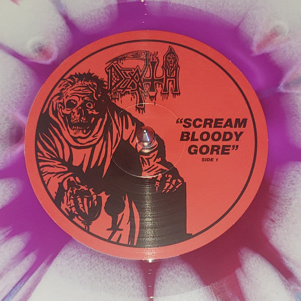 Death (2) : Scream Bloody Gore (LP, Album, Dlx, Ltd, RE, RM, RP, S/Edition, Vio)