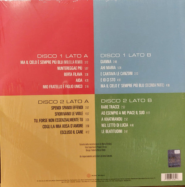 Rino Gaetano : Sotto I Cieli Di Rino (LP, Yel + LP, Blu + Comp, Ltd)