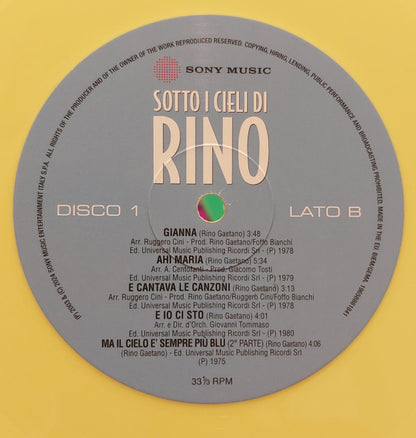 Rino Gaetano : Sotto I Cieli Di Rino (LP, Yel + LP, Blu + Comp, Ltd)