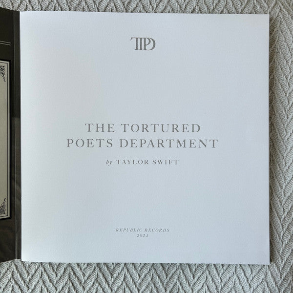 Taylor Swift : The Tortured Poets Department (2xLP, Album, Whi)